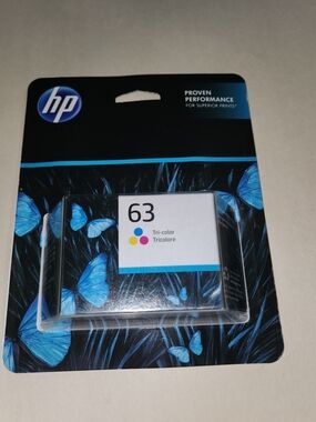 Hp 63 Tri Color Printer Ink Exp. September 2026